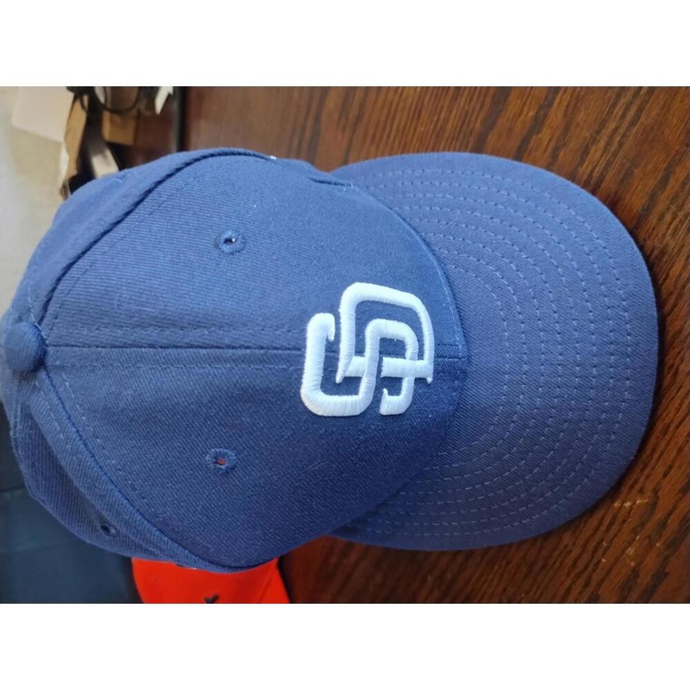 San Diego Padres New Era‎ 59Fifty Fitted Hat Cap Size 7 Navy USA